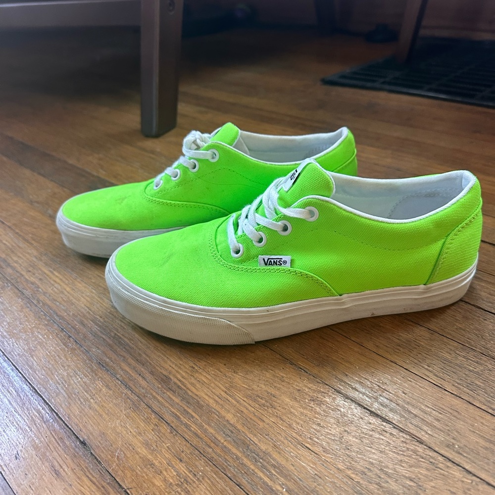 neon green vans 7.5
